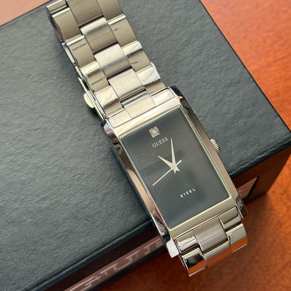 Guess Steel Rectangular Watch - Picture 7 of 7